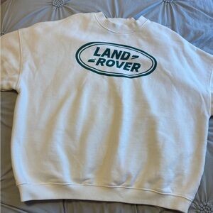 Land Rover White Sweatshirt